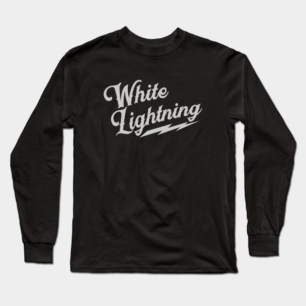 White Lightning Long Sleeve T-Shirt by ShredBeard